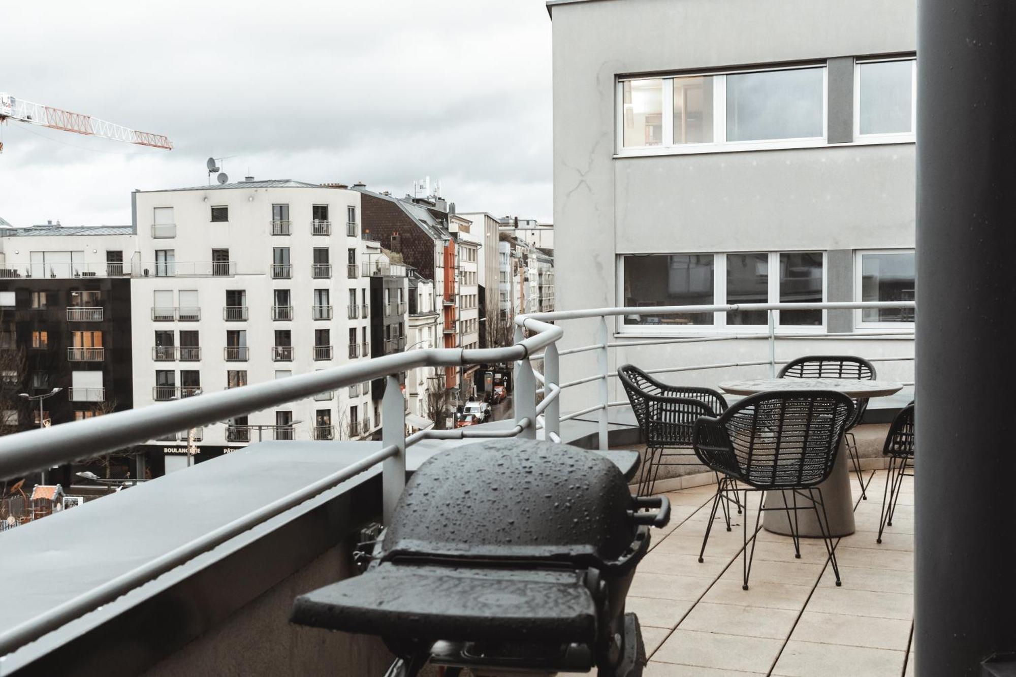 Lux Penthouse - Office, Terrace, Gym & Parking Apartman Luxemburg Kültér fotó