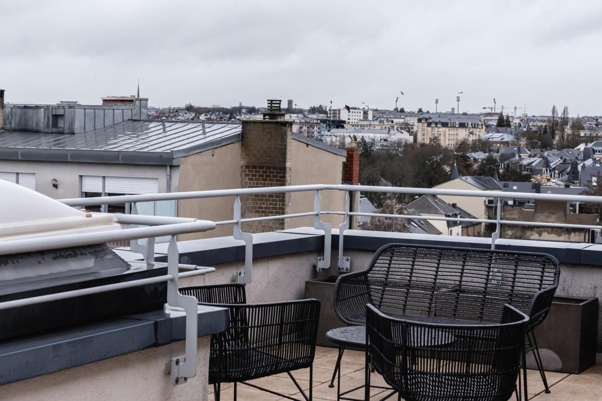 Lux Penthouse - Office, Terrace, Gym & Parking Apartman Luxemburg Kültér fotó